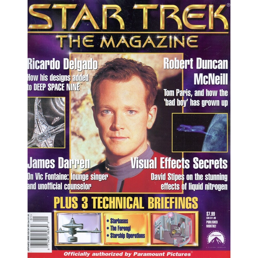 Star Trek The Magazine 2000 January Ricardo Delgado James Darren   C9